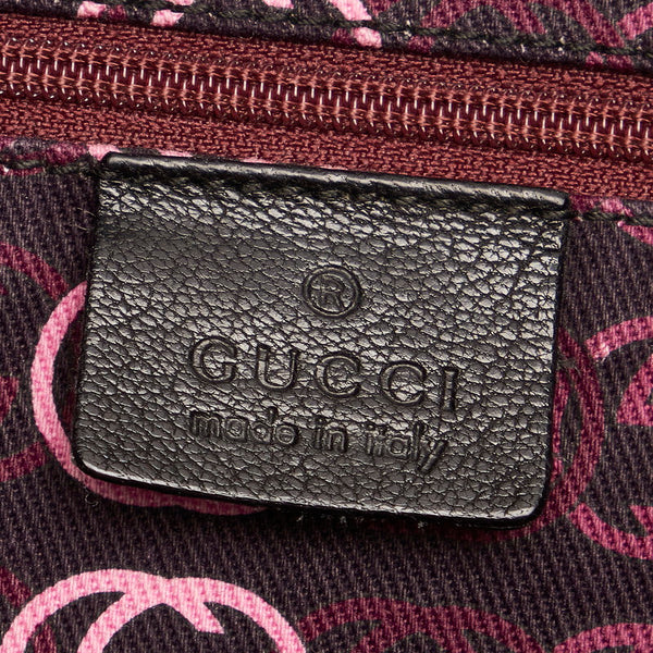 グッチ シェリー ワンショルダー  162882 ブラック レザー レディース GUCCI 【中古】