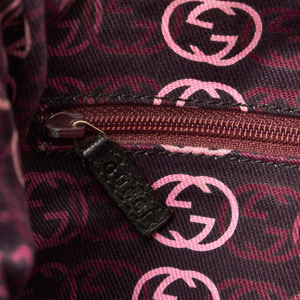 グッチ シェリー ワンショルダー  162882 ブラック レザー レディース GUCCI 【中古】