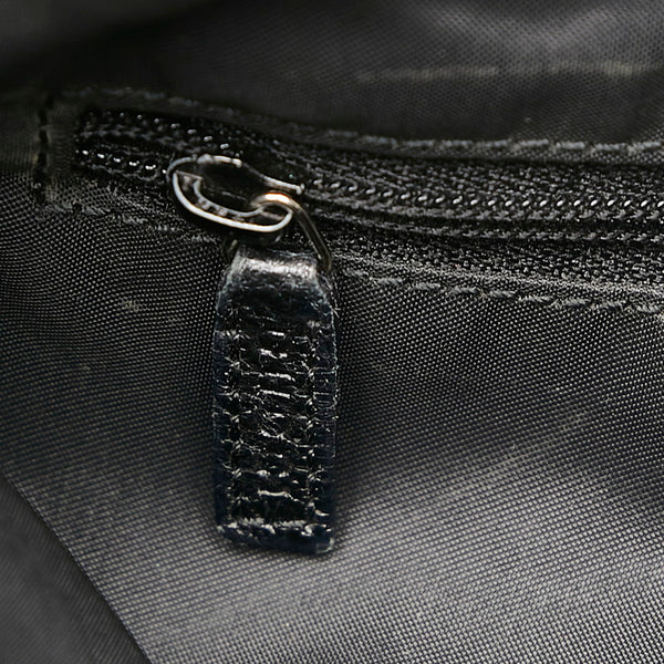 グッチ ジャッキー 001 3306 ブラック キャンバス レザー ワンショルダー レディース GUCCI 【中古】