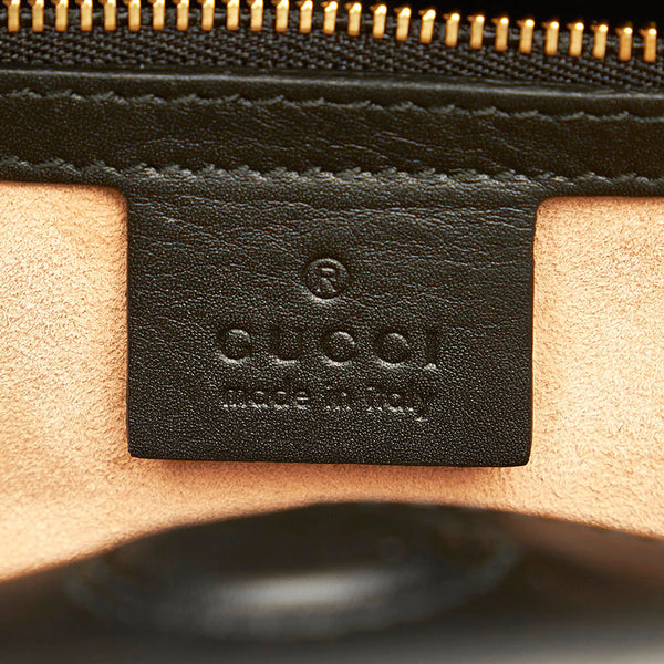 グッチ バンブー ニムフェア 459076 マルチ ハラコ レザー ハンドバッグ ショルダーバッグ 2WAY レディース GUCCI 【中古】