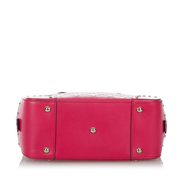 グッチ GG柄 354224 ピンク PVC レザー ハンドバッグ ショルダーバッグ 2way レディース GUCCI 【中古】