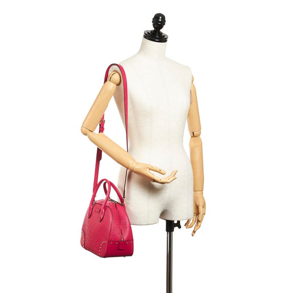 グッチ GG柄 354224 ピンク PVC レザー ハンドバッグ ショルダーバッグ 2way レディース GUCCI 【中古】