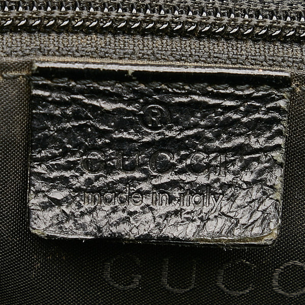 グッチ ビジネスバッグ ショルダーバッグ 2WAY 015 3401 ブラック レザー メンズ GUCCI 【中古】