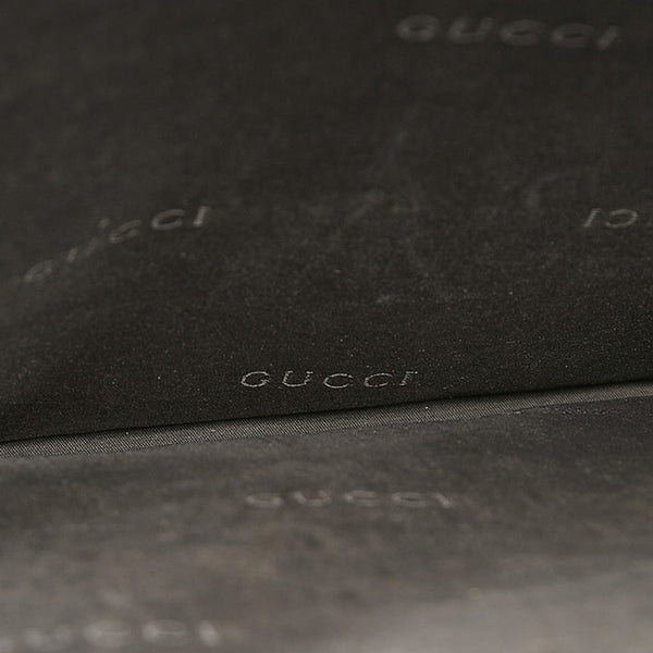 グッチ ビジネスバッグ ショルダーバッグ 2WAY 015 3401 ブラック レザー メンズ GUCCI 【中古】