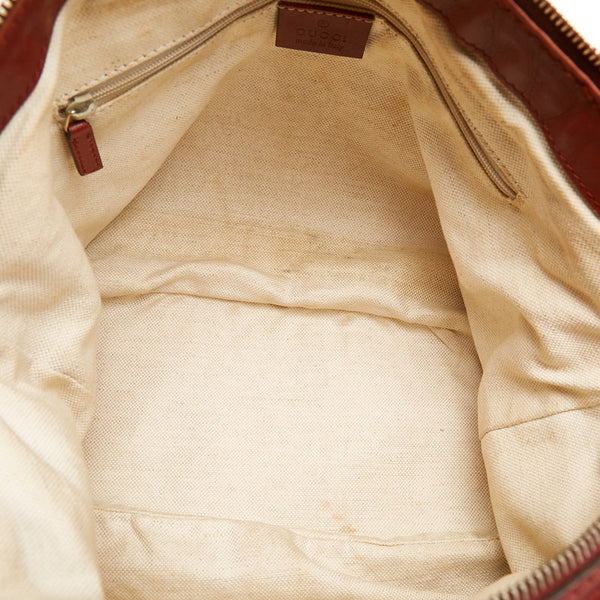 グッチ グッチシマ 247902 ワインレッド レザー ハンドバッグ ショルダーバッグ 2WAY レディース GUCCI 【中古】