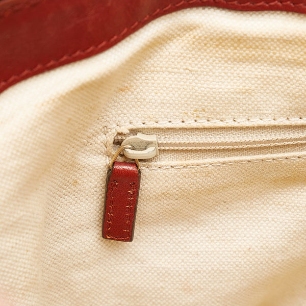 グッチ グッチシマ 247902 ワインレッド レザー ハンドバッグ ショルダーバッグ 2WAY レディース GUCCI 【中古】