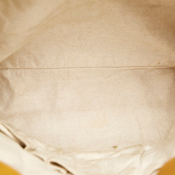 グッチ グッチシマ 296835 オレンジ イエロー レザー トートバッグ レディース GUCCI 【中古】