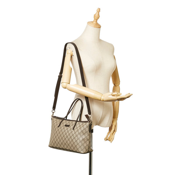 グッチ GGキャンバス PVC レザー ハンドバック ショルダバッグ2WAY レディース GUCCI 【中古】