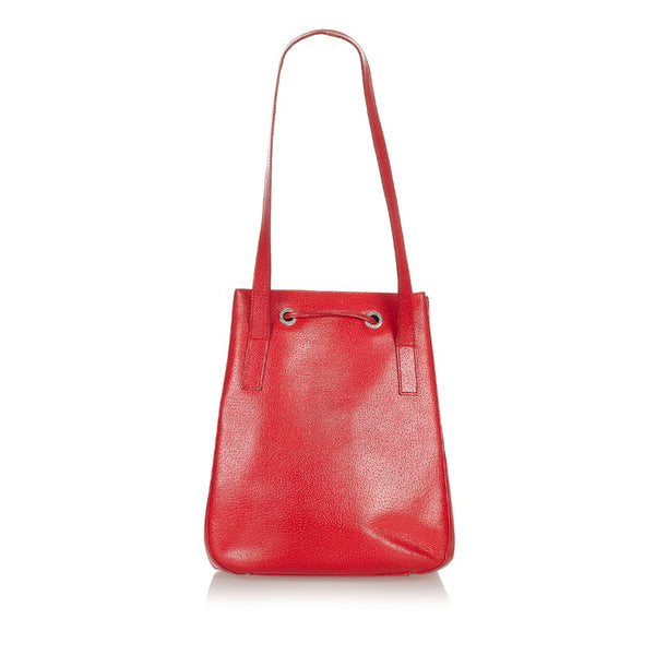 グッチ ショルダーバッグ 001 2296 レッド レザー レディース GUCCI 【中古】