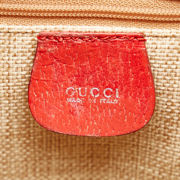 グッチ ショルダーバッグ 001 2296 レッド レザー レディース GUCCI 【中古】