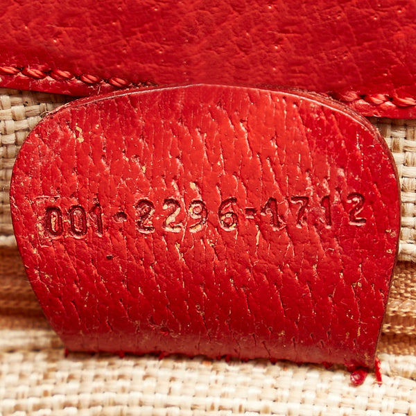 グッチ ショルダーバッグ 001 2296 レッド レザー レディース GUCCI 【中古】