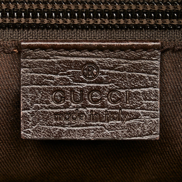 グッチ GGスプリーム  181086 ベージュ PVC レザー ハンドバッグ レディース GUCCI 【中古】