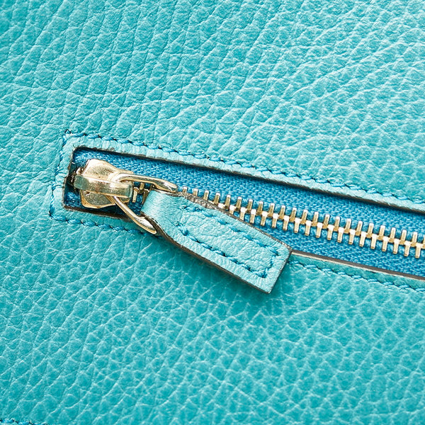 グッチ スウィング 354397 ネイビー レザー トートバッグ レディース GUCCI 【中古】