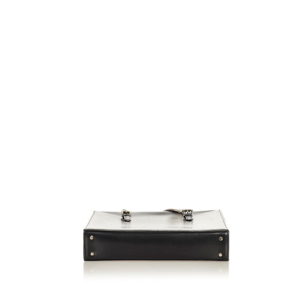 ジバンシー ブラック レザー ショルダーバッグ レディース Givenchy 【中古】