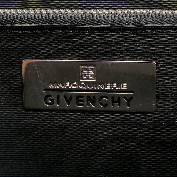 ジバンシー ブラック レザー ショルダーバッグ レディース Givenchy 【中古】