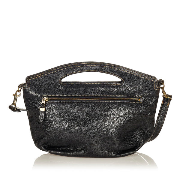 ジバンシー ブラック レザー ハンドバッグ ショルダーバッグ 2WAY レディース Givenchy 【中古】