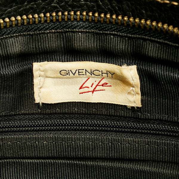 ジバンシー ブラック レザー ハンドバッグ ショルダーバッグ 2WAY レディース Givenchy 【中古】