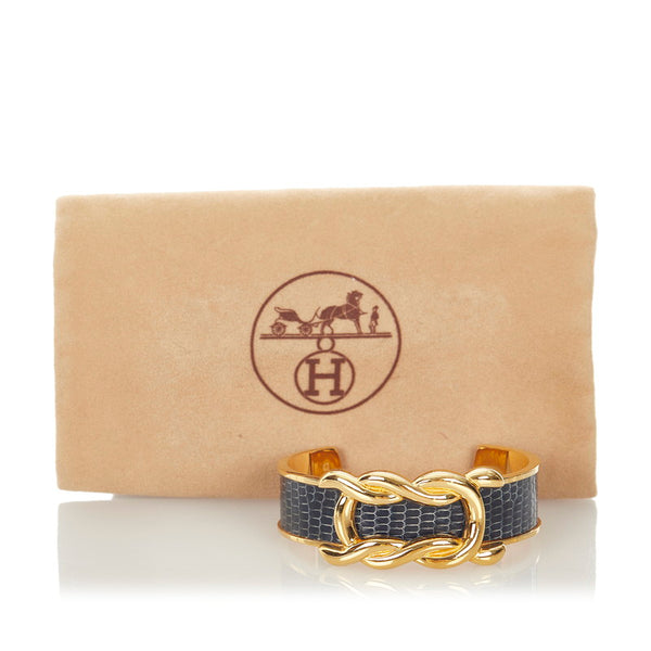 エルメス バングル ゴールド メッキ レディース HERMES 【中古】