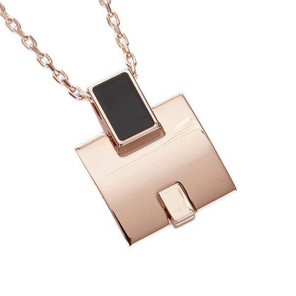 エルメス ピンクゴールド メッキ アイリーン ネックレス レディース HERMES 【中古】