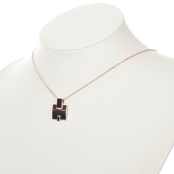 エルメス ピンクゴールド メッキ アイリーン ネックレス レディース HERMES 【中古】