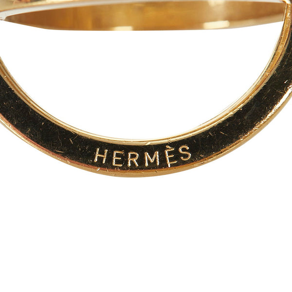 エルメス ゴールド メッキ スカーフリング レディース HERMES 【中古】