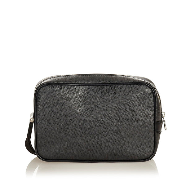 ルイ ヴィトン タイガ カルガ M30812 ブラック レザー セカンドバッグ メンズ LOUIS VUITTON 【中古】