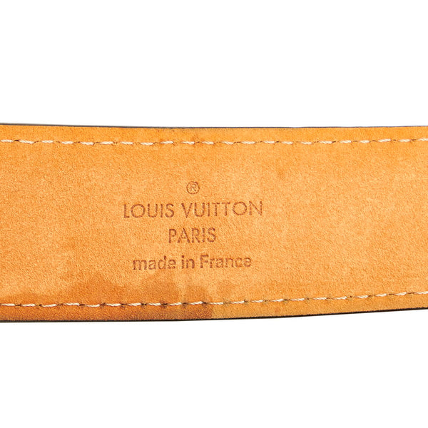 ルイ ヴィトン モノグラム サンチュール  M9842 ブラウン PVC レザー ベルト レディース LOUIS VUITTON 【中古】