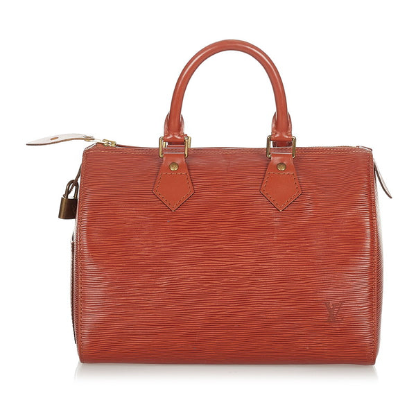 ルイ ヴィトン エピ スピーディ25 ハンドバッグ M43013 ブラウン レザー レディース LOUIS VUITTON 【中古】
