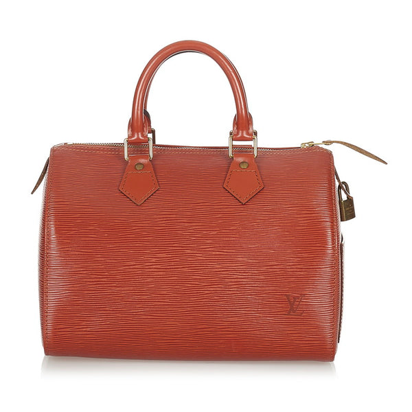 ルイ ヴィトン エピ スピーディ25 ハンドバッグ M43013 ブラウン レザー レディース LOUIS VUITTON 【中古】