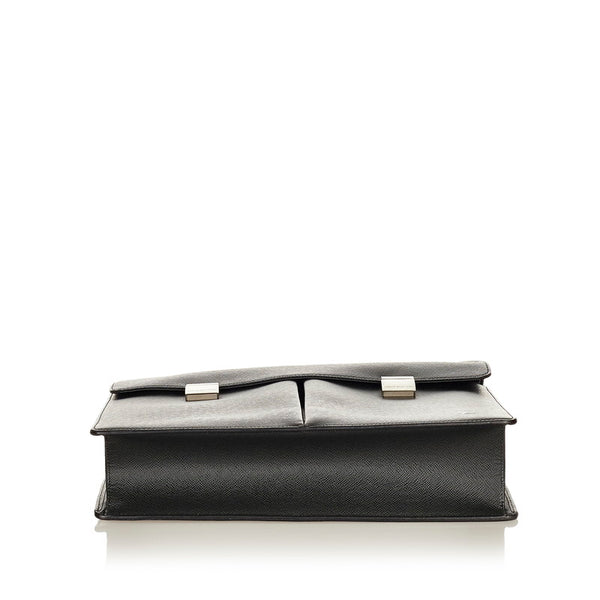ルイ ヴィトン タイガ カザン M30802 ブラック レザー ビジネスバッグ メンズ LOUIS VUITTON 【中古】