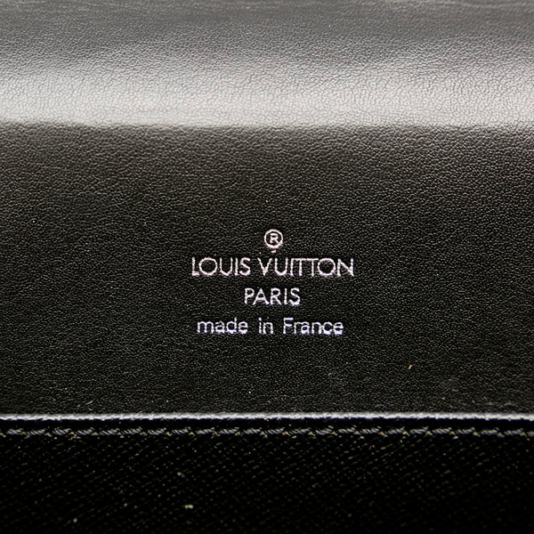 ルイ ヴィトン タイガ カザン M30802 ブラック レザー ビジネスバッグ メンズ LOUIS VUITTON 【中古】