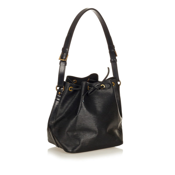 ルイ ヴィトン エピ プチノエ M44102 ブラック レザー ショルダーバッグ レディース LOUIS VUITTON 【中古】