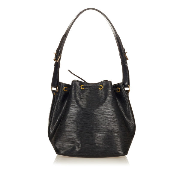ルイ ヴィトン エピ プチノエ M44102 ブラック レザー ショルダーバッグ レディース LOUIS VUITTON 【中古】