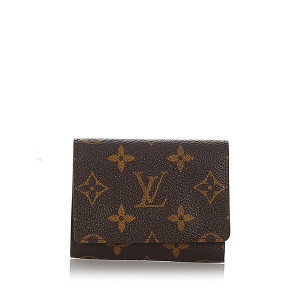 ルイ ヴィトン モノグラム カードケース M62920 ブラウン PVC レディース LOUIS VUITTON 【中古】