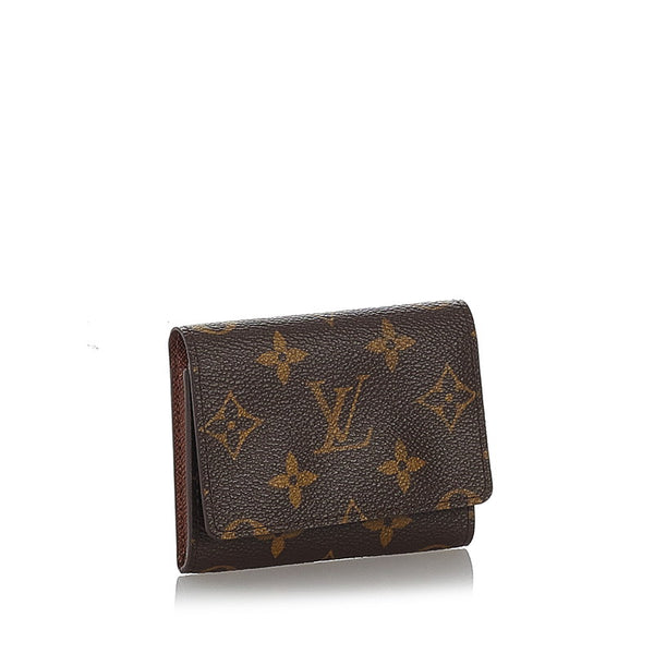 ルイ ヴィトン モノグラム カードケース M62920 ブラウン PVC レディース LOUIS VUITTON 【中古】