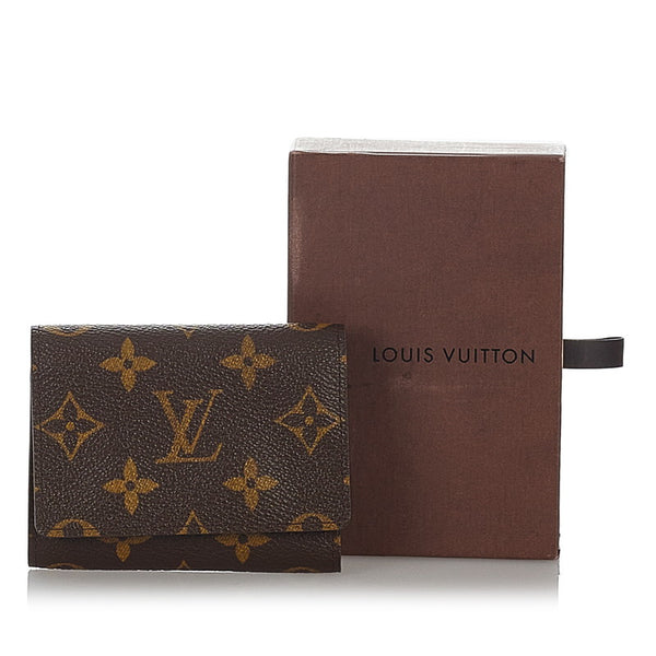 ルイ ヴィトン モノグラム カードケース M62920 ブラウン PVC レディース LOUIS VUITTON 【中古】