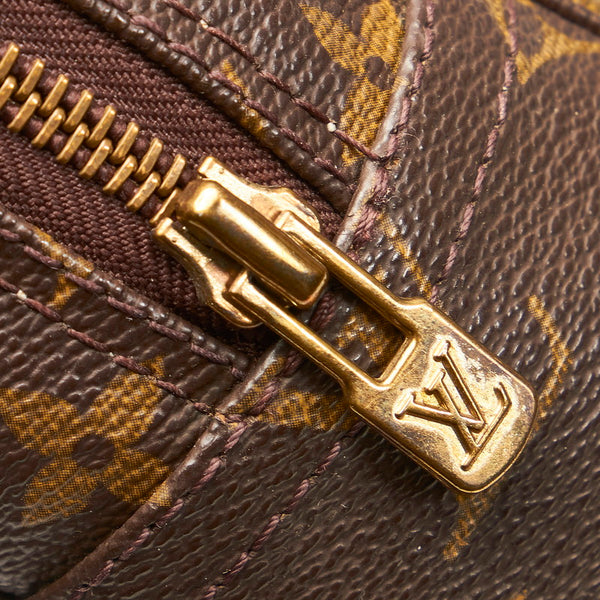 ルイ ヴィトン モノグラム トゥルース トワレット28 M47522 ブラウン PVC レザー ポーチ レディース LOUIS VUITTON 【中古】