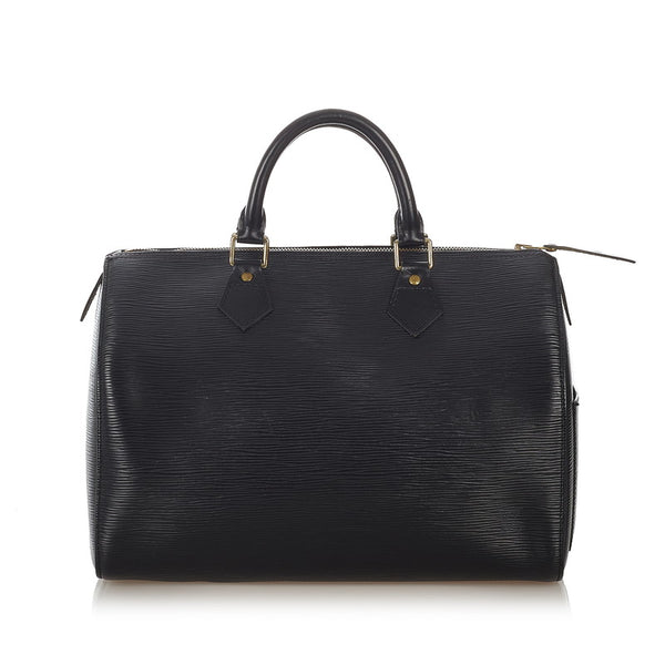 ルイ ヴィトン エピ スピーディ ハンドバッグ ミニボストン M43002 ブラック レザー レディース LOUIS VUITTON 【中古】