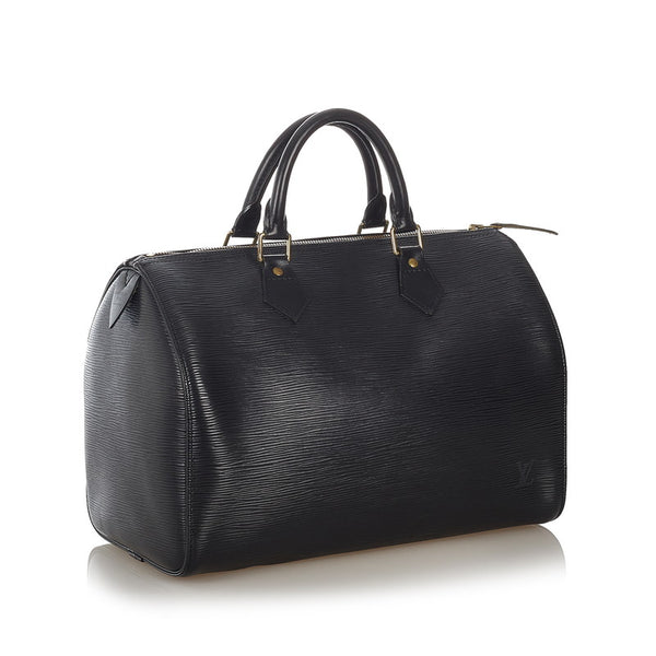 ルイ ヴィトン エピ スピーディ ハンドバッグ ミニボストン M43002 ブラック レザー レディース LOUIS VUITTON 【中古】