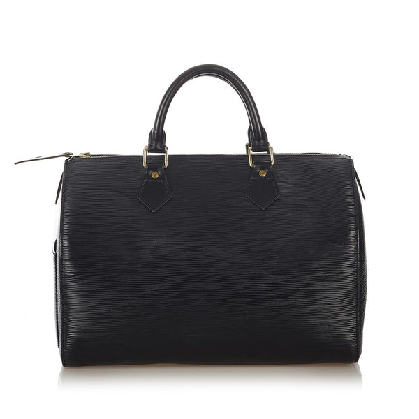 ルイ ヴィトン エピ スピーディ ハンドバッグ ミニボストン M43002 ブラック レザー レディース LOUIS VUITTON 【中古】