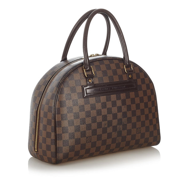 ルイ ヴィトン ダミエ ノリータ N41455 ブラウン PVC レザー ハンドバッグ レディース LOUIS VUITTON 【中古】
