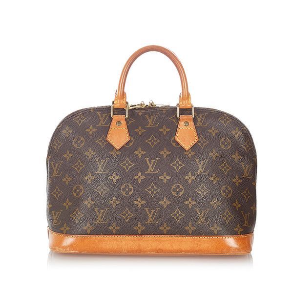ルイ ヴィトン モノグラム アルマPM ハンドバッグ M51130 ブラウン PVC レザー レディース LOUIS VUITTON 【中古】