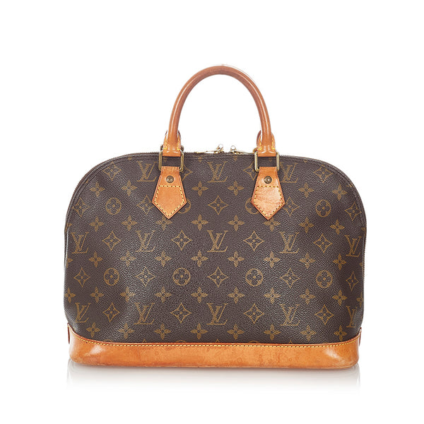 ルイ ヴィトン モノグラム アルマPM ハンドバッグ M51130 ブラウン PVC レザー レディース LOUIS VUITTON 【中古】