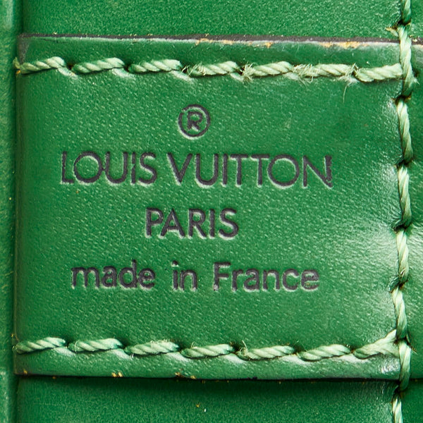 ルイ ヴィトン エピ アルマ M52144 グリーン レザー ハンドバッグ レディース LOUIS VUITTON 【中古】