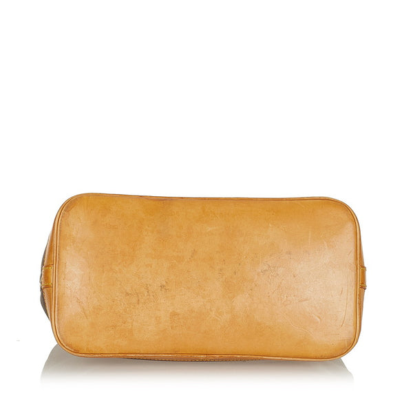 ルイ ヴィトン モノグラム アルマPM M51130 ブラウン PVC レザー ハンドバッグ レディース LOUIS VUITTON 【中古】
