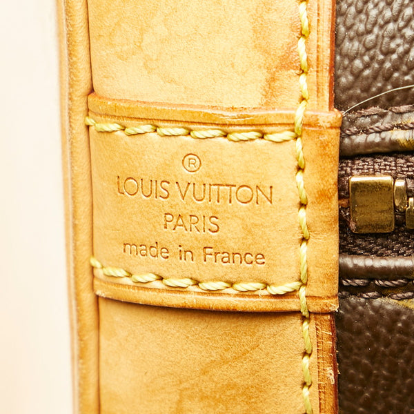 ルイ ヴィトン モノグラム アルマPM M51130 ブラウン PVC レザー ハンドバッグ レディース LOUIS VUITTON 【中古】