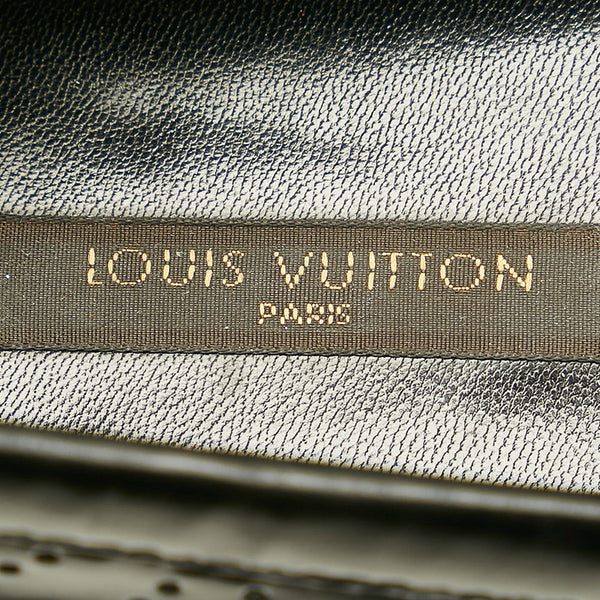 ルイ ヴィトン パンチング ローファー ブラック レザー レディース LOUIS VUITTON 【中古】