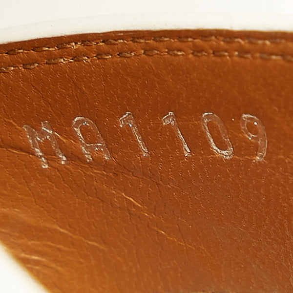 ルイ ヴィトン ホライズン ラインサンダル 1A63WV ホワイト ゴールド カーフ パンプス レディース LOUIS VUITTON 【中古】