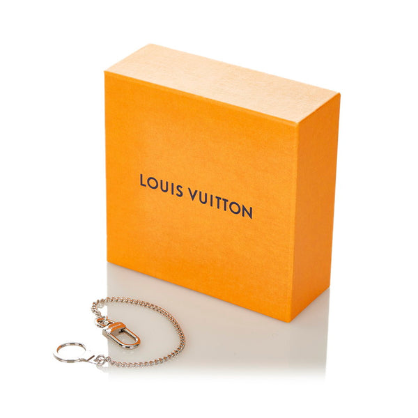 ルイ ヴィトン シェンヌ アノクレ M58035 シルバー メタル ウォレットチェーン メンズ LOUIS VUITTON 【中古】