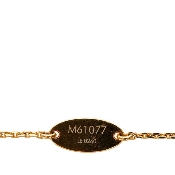 ルイ ヴィトン M61077 ゴールド メッキ エセンシャルV ネックレス レディース LOUIS VUITTON 【中古】